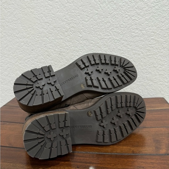 Lucky Brand Dareek Suede Combat Boots Size 8.5 - Picture 8 of 8